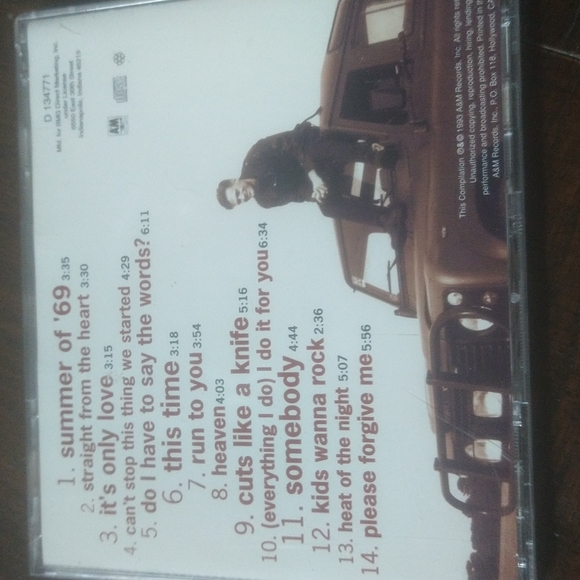 Bryan Adams so far so good CD - Picture 2 of 3